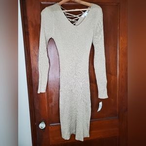 Women's knit long dress